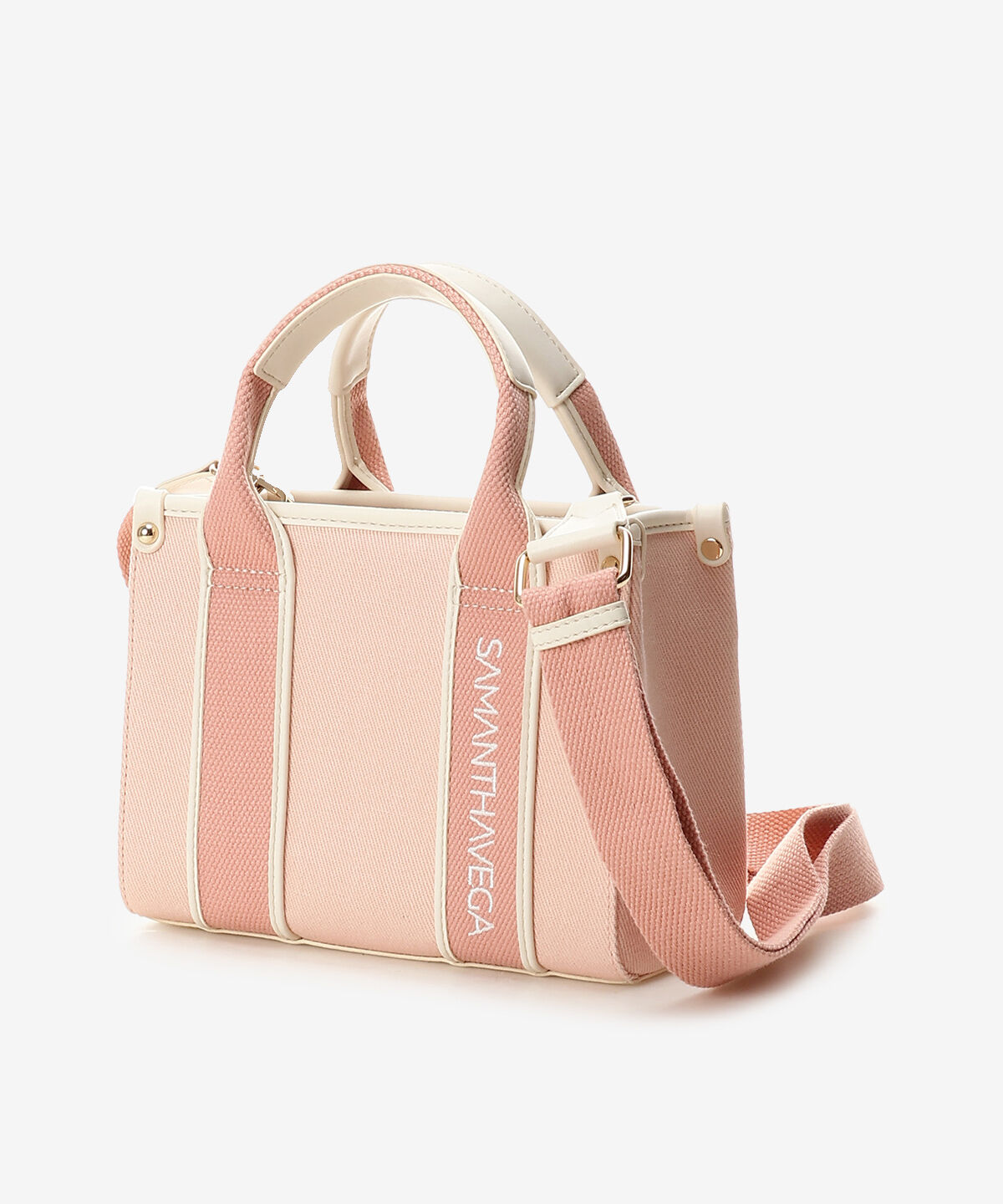 Samantha Vega「ロゴテープキャンバスショルダーバッグ（ミニ）」|ショルダー・メッセンジャー|