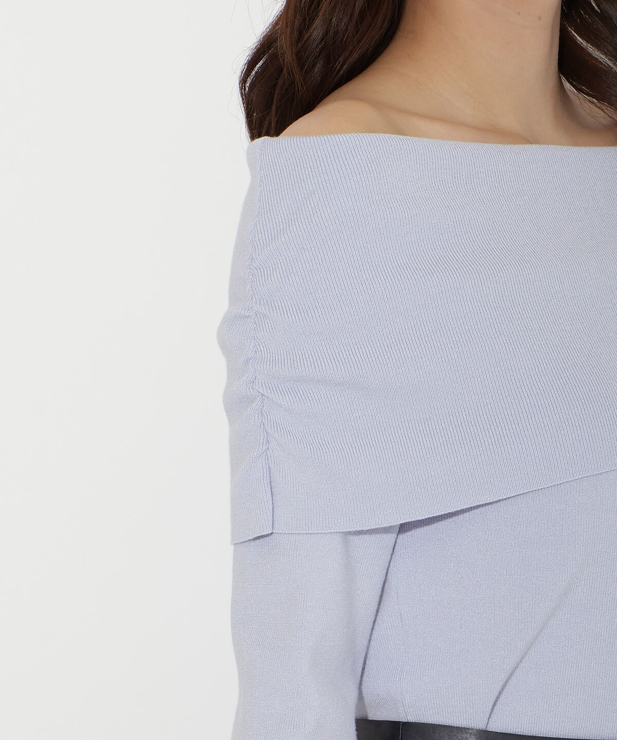 アンドクチュール「オフショルプルオーバー」|ニット・セーター|