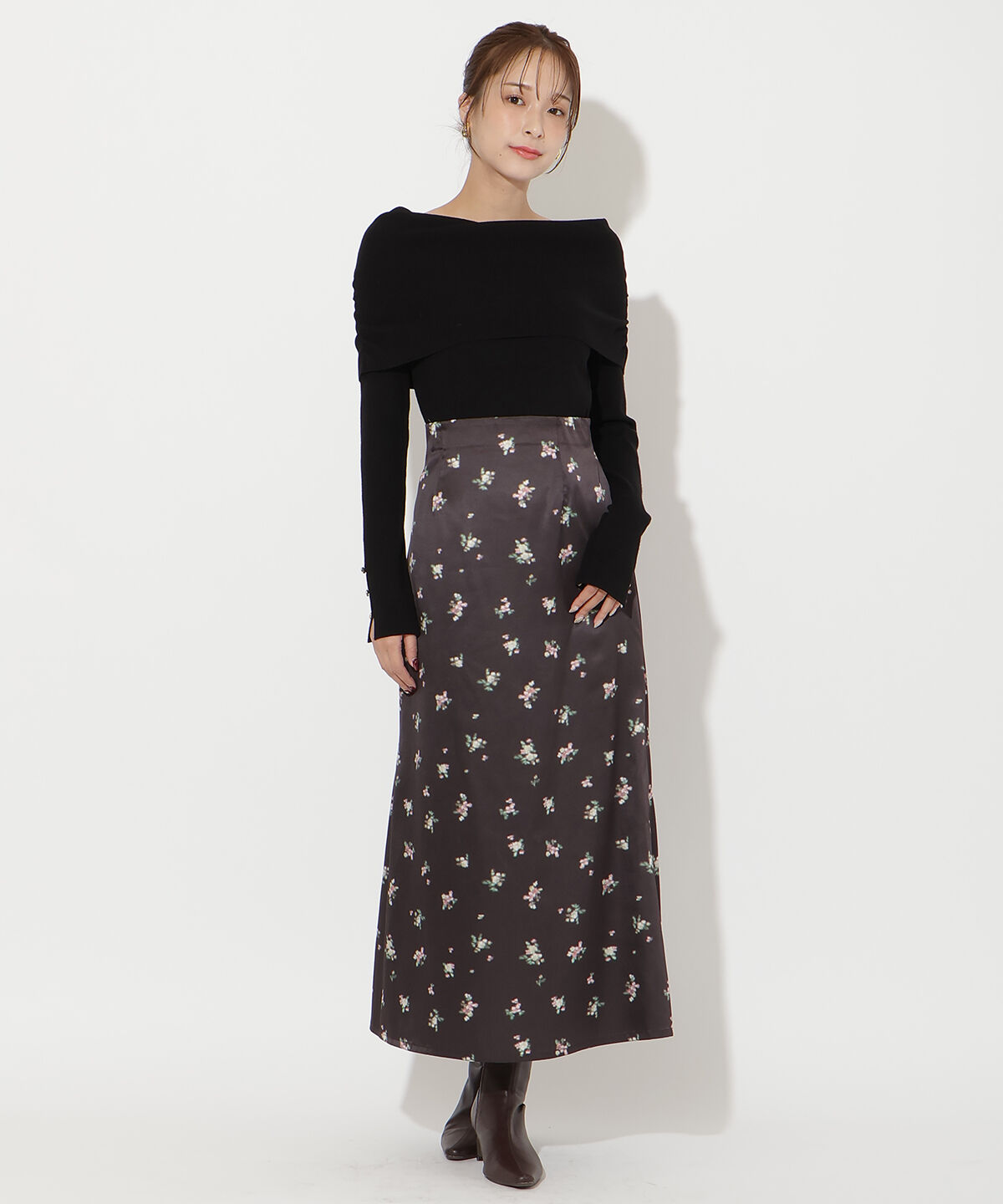 アンドクチュール「オフショルプルオーバー」|ニット・セーター|