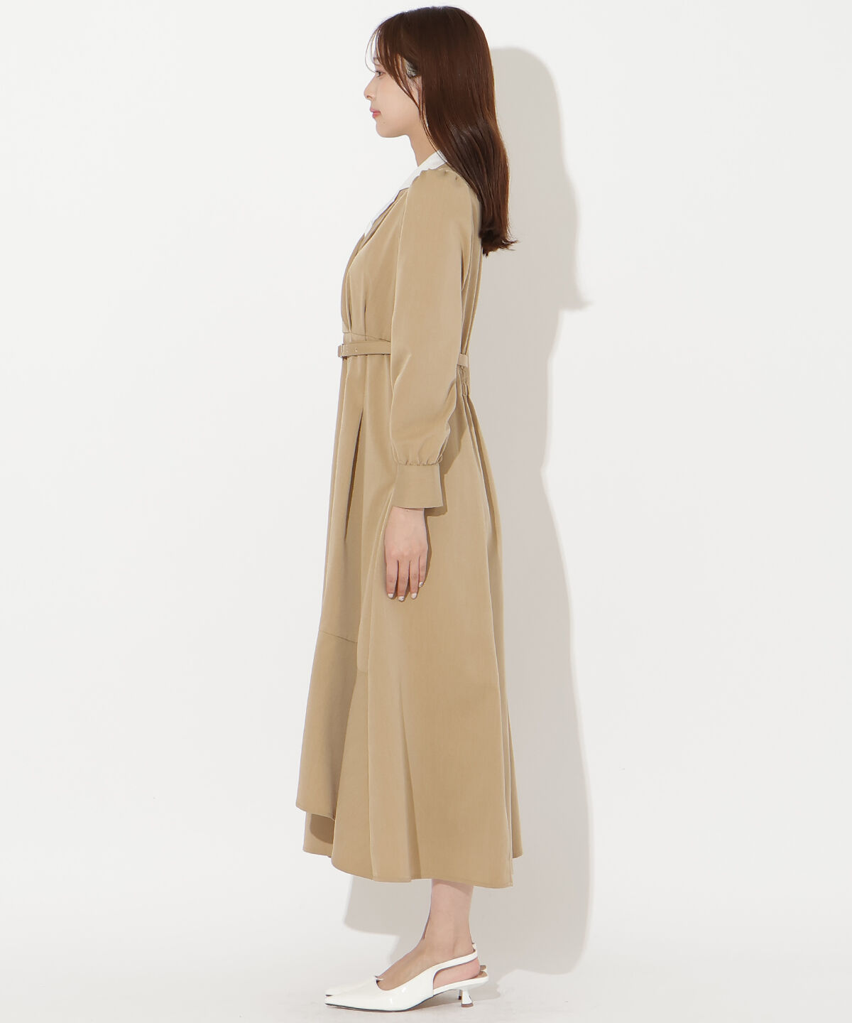 アンドクチュール「ダブルカラーワンピース」|ワンピース|