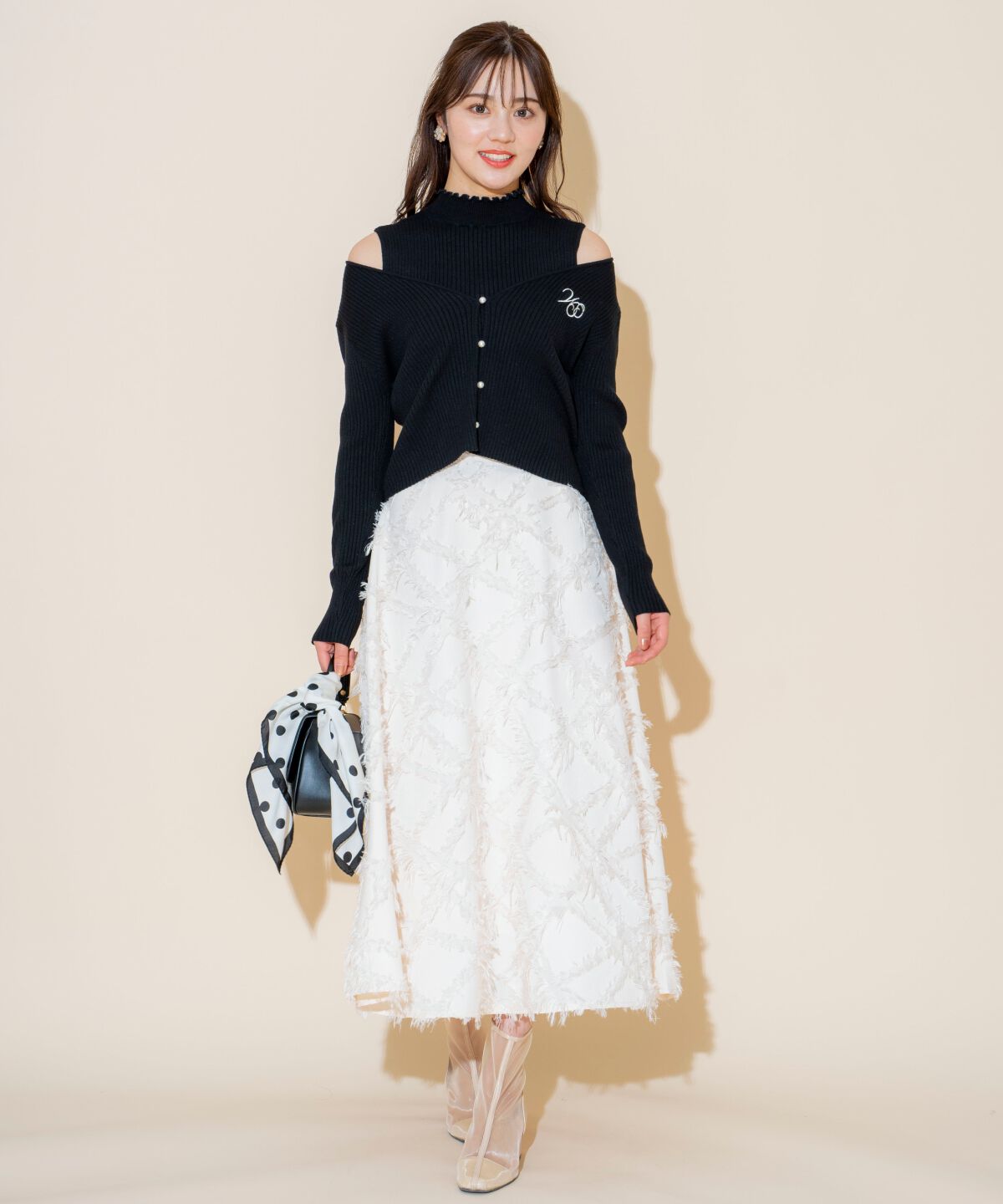 WILLSELECTION「ロゴ刺繍アンサンブル」|ニット・セーター|