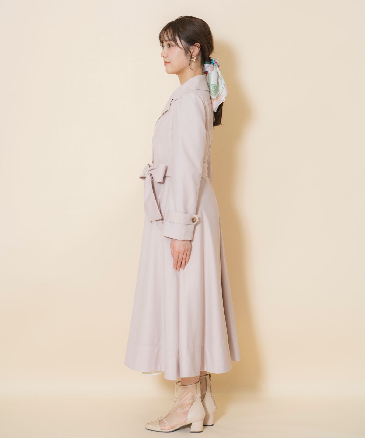 WILLSELECTION「シングルトレンチドレスコート」|トレンチコート|