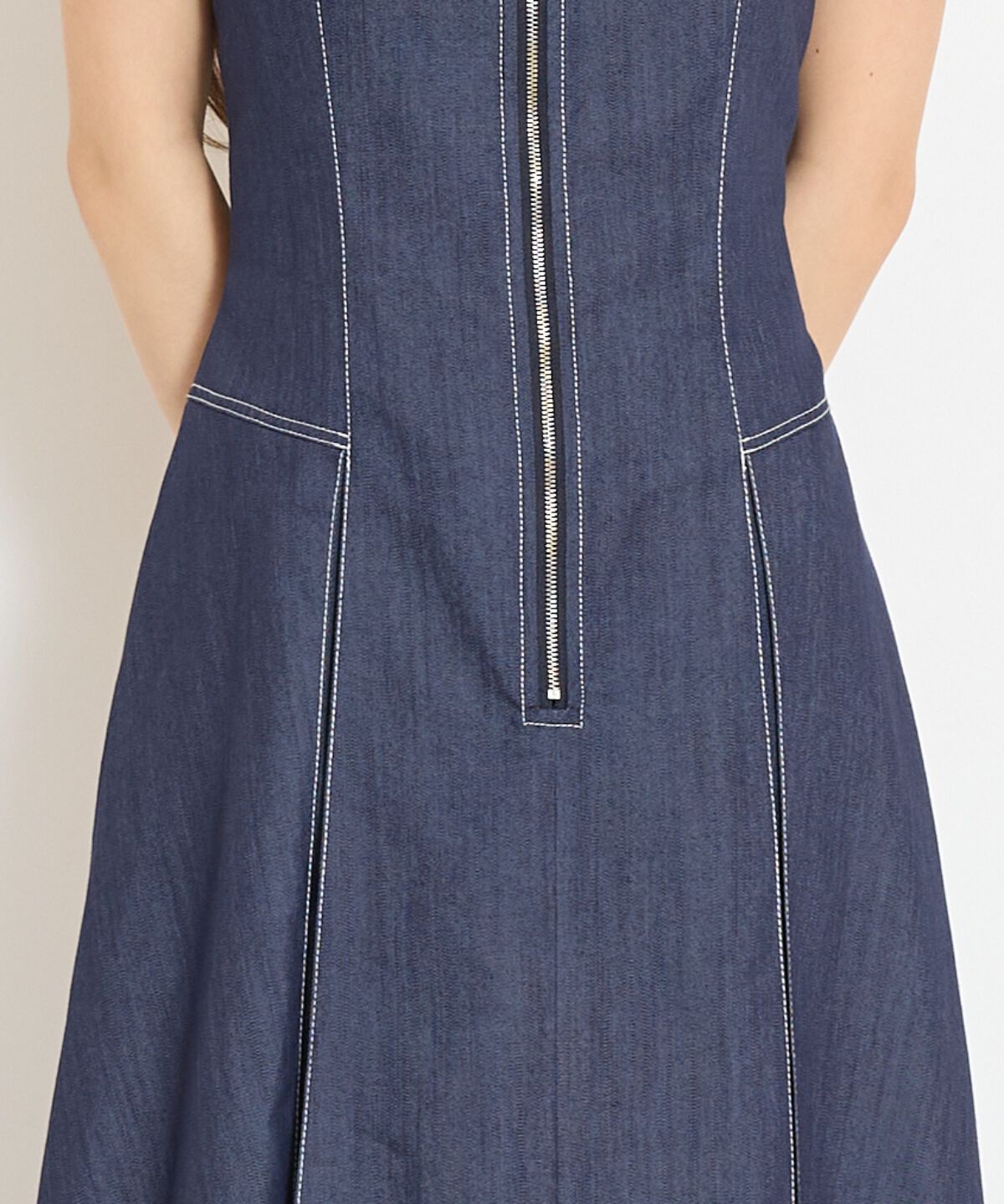 WILLSELECTION「ステッチデザインフロントZIPワンピース」|ワンピース|