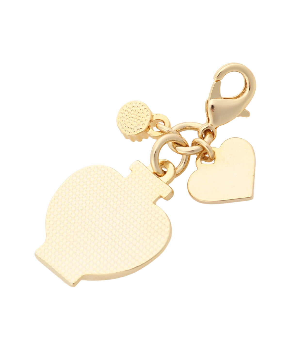 Samantha Thavasa Petit Choice「ハートビジューイニシャル（S）ファスナーチャーム」|チャーム・キーホルダー|
