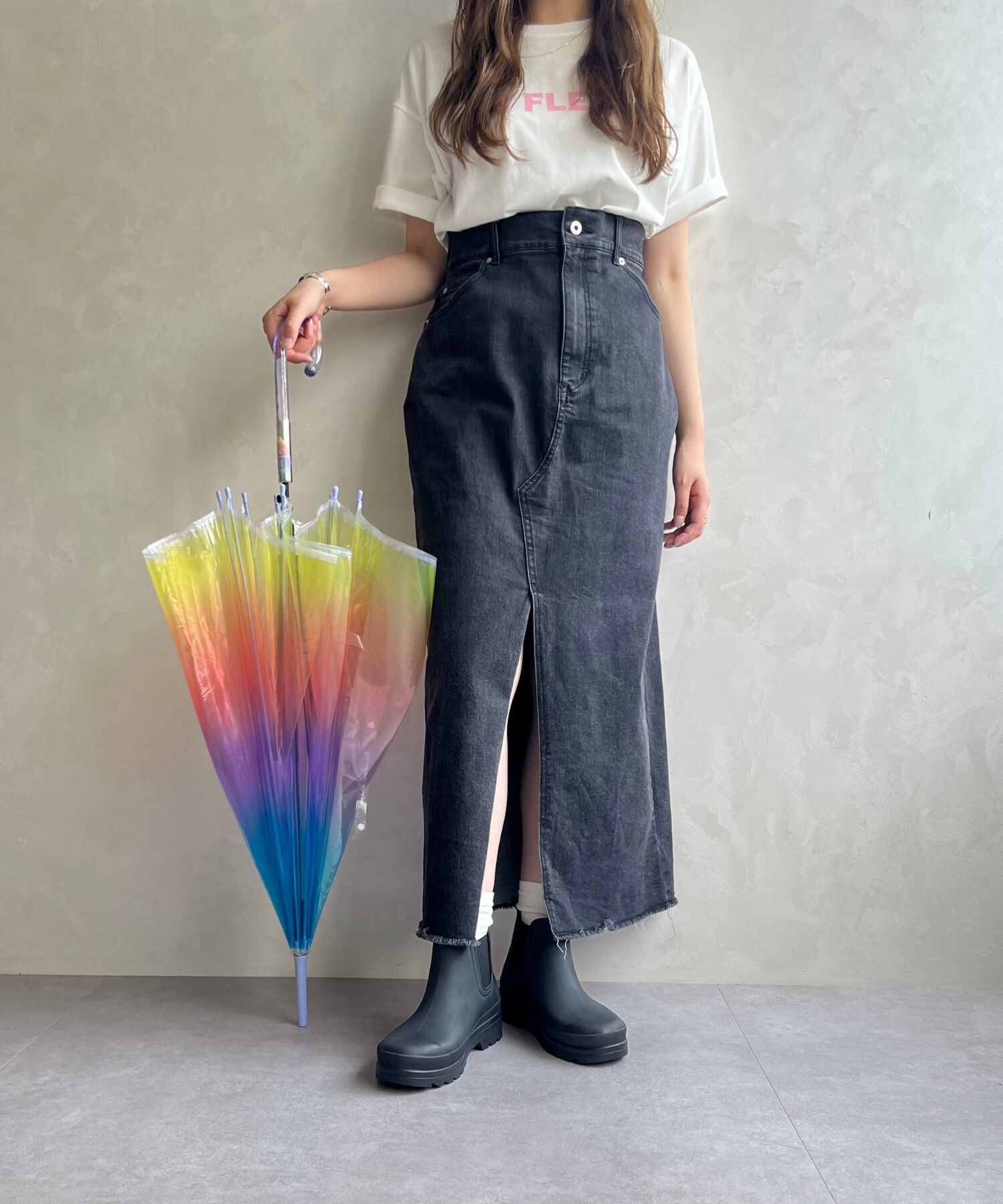 ORiental TRaffic「【防水】アンクル丈 サイドゴア 厚底 レインブーツ /R-0023　レインシューズ ショートブーツ」|ショートブーツ|