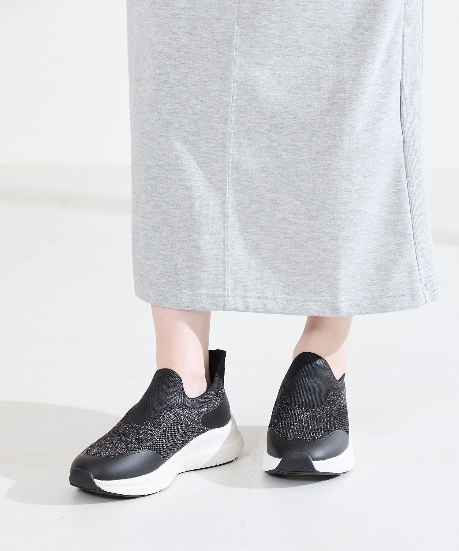 ORiental TRaffic「●2026春夏新作●【 瞬間フィット 】 ニット 防水 スニーカー /OT3799」|スニーカー|