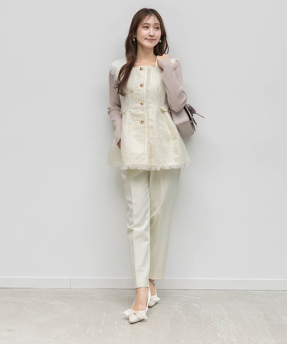  「モノグラムスカーフバックストラップパンプス」|パンプス|