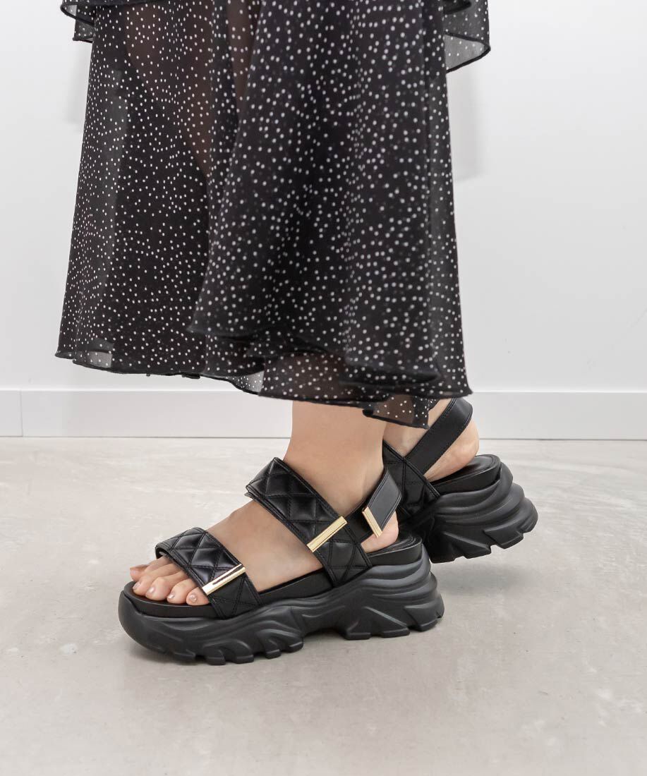  「キルティングスポーツサンダル」|サンダル|