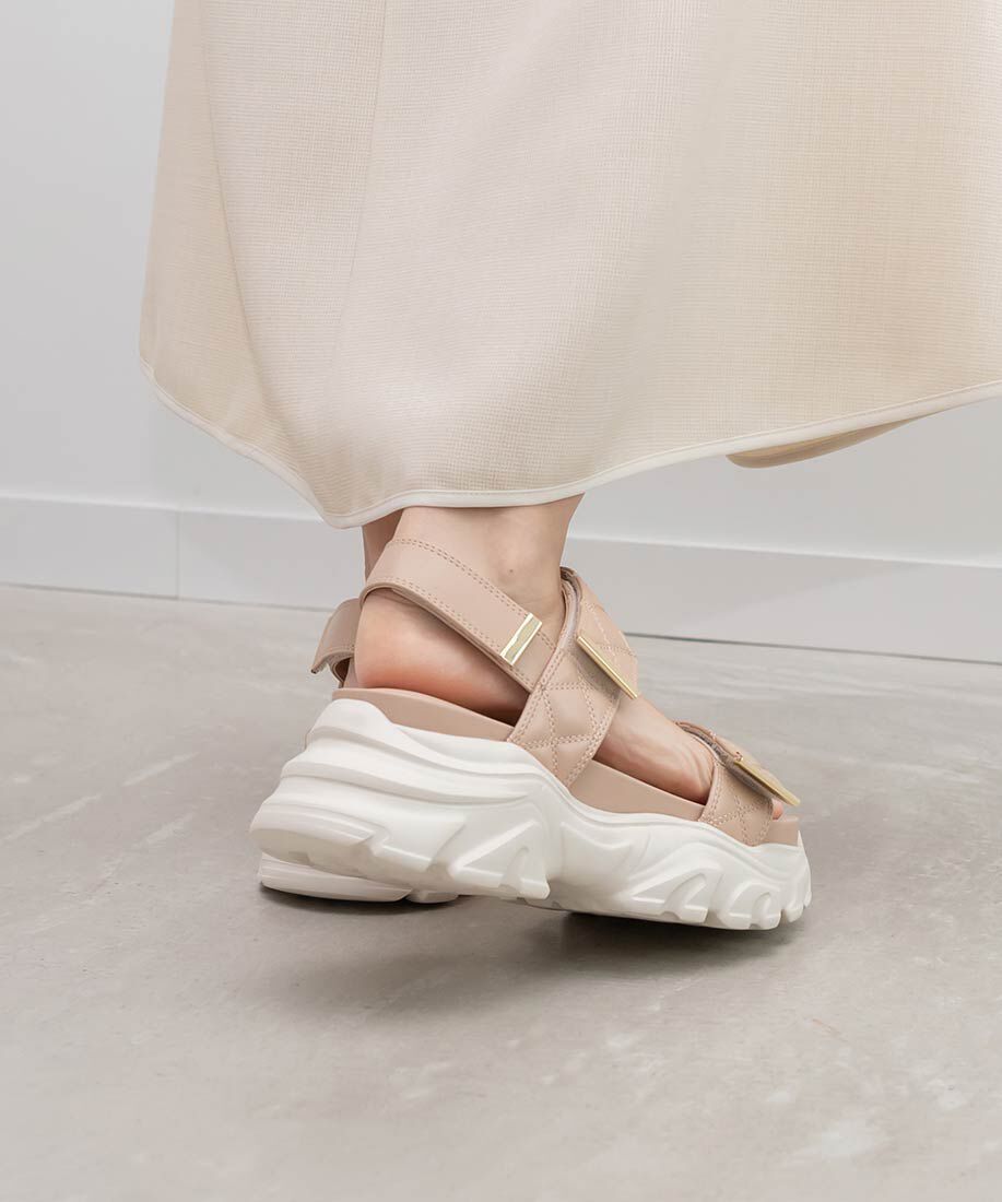  「キルティングスポーツサンダル」|サンダル|