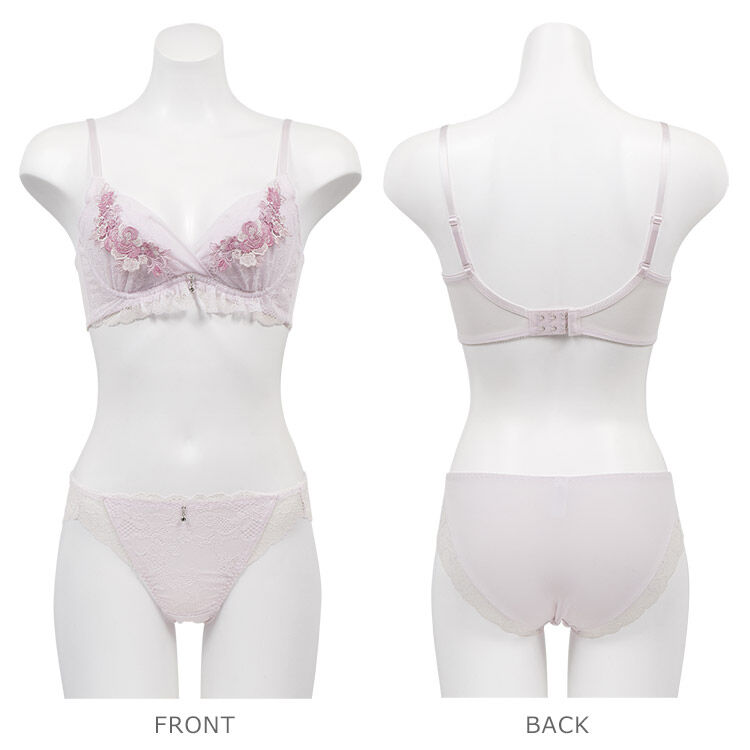 intesucre「アンテシュクレ毎日フィットブラ すっきり脇高タイプ ブラセット B-E/60-75 IBT383S」|インナー|