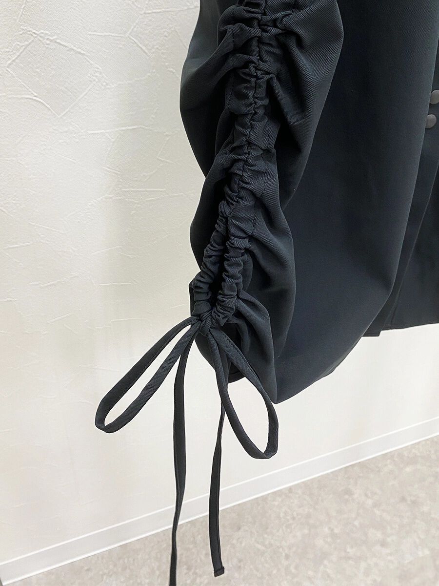 ALBOVE「UVカットロング丈リボンシャツ/トップス」|シャツ・ブラウス|