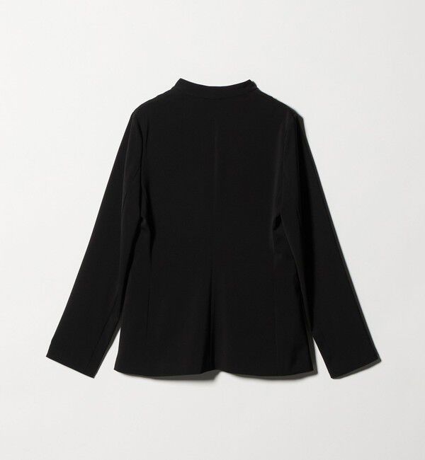 UNITED ARROWS「FEEL CLEAN Vノーカラー ジャケット ‐防しわ ストレッチ UVカット‐」|ノーカラージャケット|