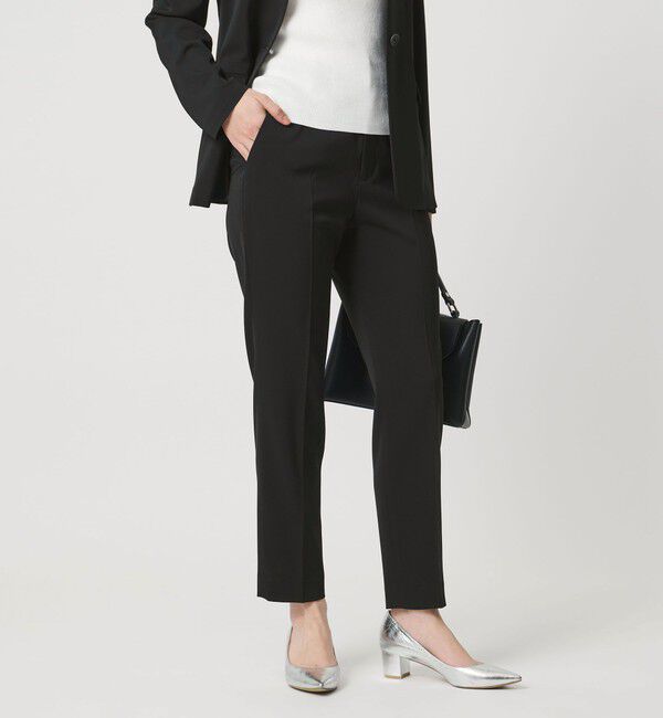 UNITED ARROWS「FEEL CLEAN スリム パンツ ‐防しわ ストレッチ UVカット‐」|スラックス|