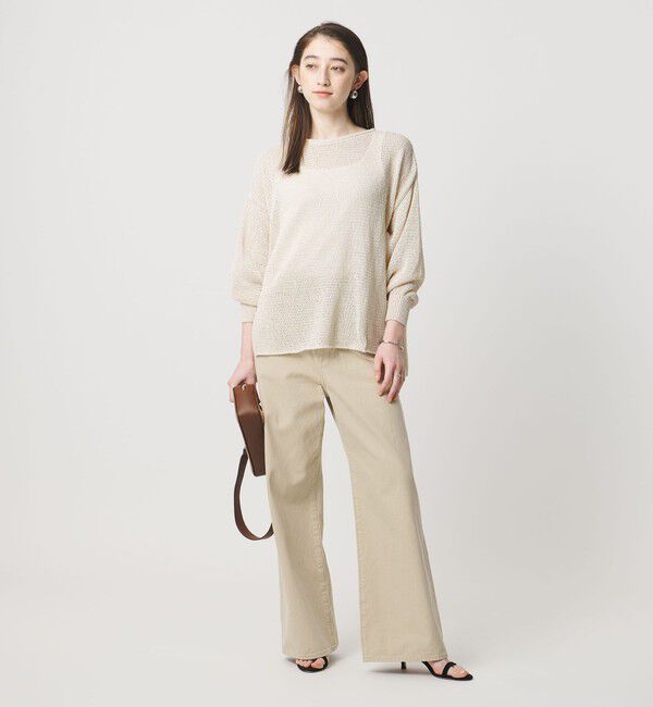 UNITED ARROWS「ペーパー プルオーバー ニット」|ニット・セーター|