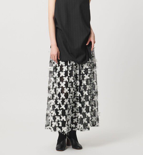 AEWEN MATOPH「＜AEWEN MATOPH＞ドットチュールリボンスカート」|スカート|