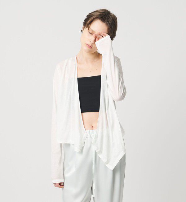 AEWEN MATOPH「＜AEWEN MATOPH＞ジャージーカシュクールカーディガン」|カーディガン|