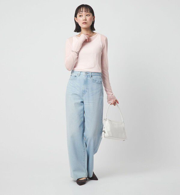 UNITED ARROWS green label relaxing「レディ シアー クルーネック カットソー」|Tシャツ・カットソー|