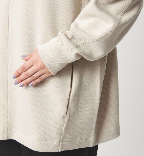 UNITED ARROWS green label relaxing「【WEB限定】＜at ease＞ダブルフェイス エリツキ プルオーバー カットソー」|Tシャツ・カットソー|