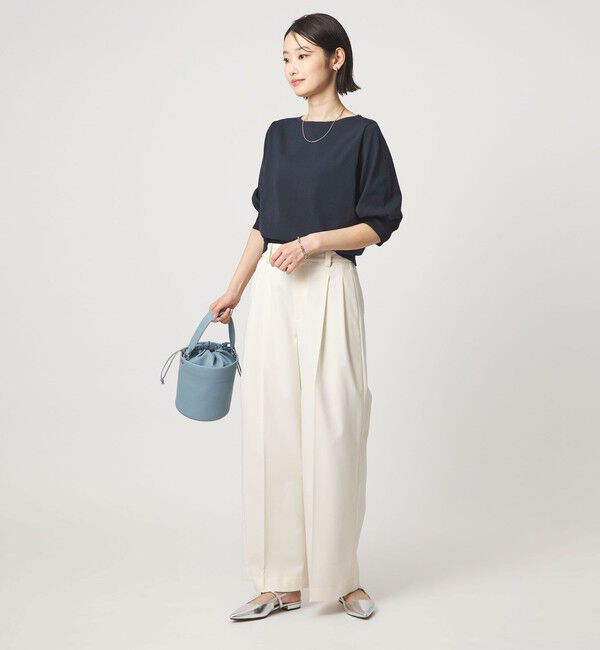 UNITED ARROWS green label relaxing「HIYOKE フォルム スリーブ プルオーバー ニット」|ニット・セーター|