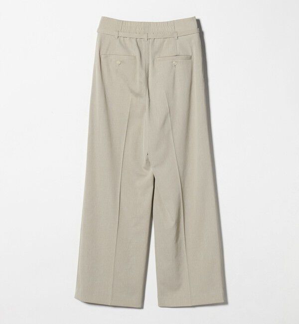 UNITED ARROWS green label relaxing「［size SHORT/TALLあり］サラフール ワイド パンツ ストレッチ 接触冷感 UVカット」|スラックス|