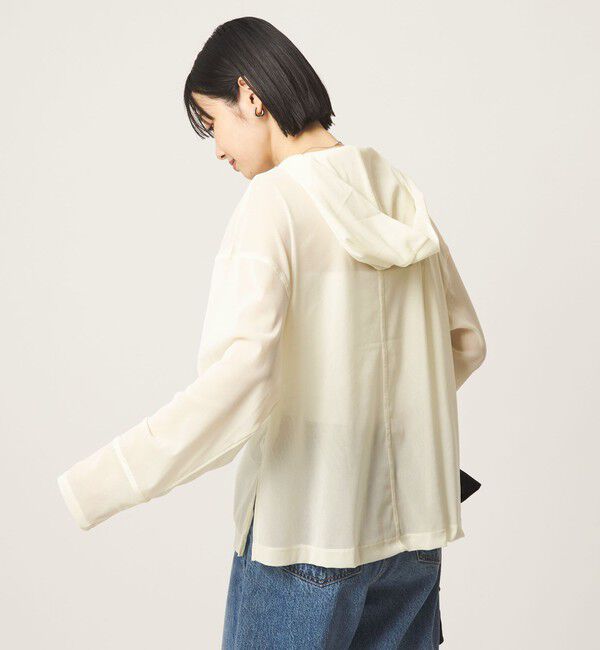 UNITED ARROWS green label relaxing「シアー フーディー プルオーバー カットソー」|Tシャツ・カットソー|