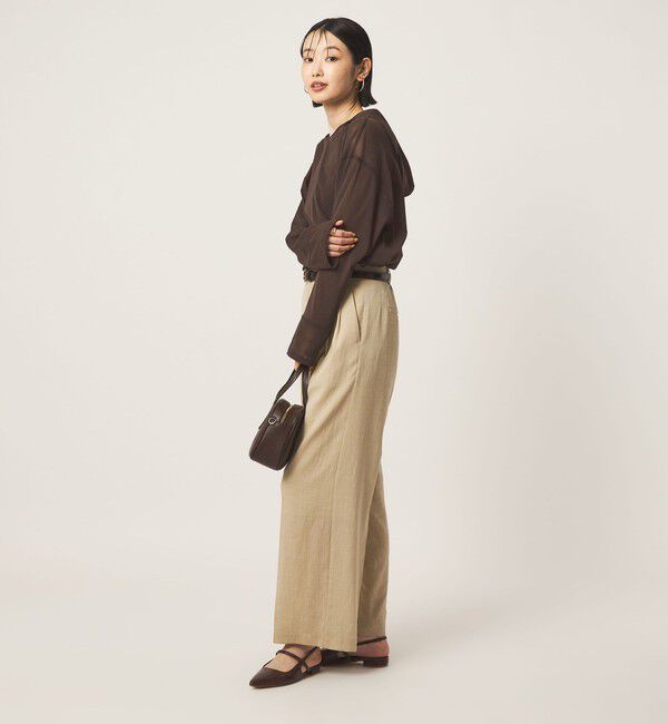 UNITED ARROWS green label relaxing「シアー フーディー プルオーバー カットソー」|Tシャツ・カットソー|