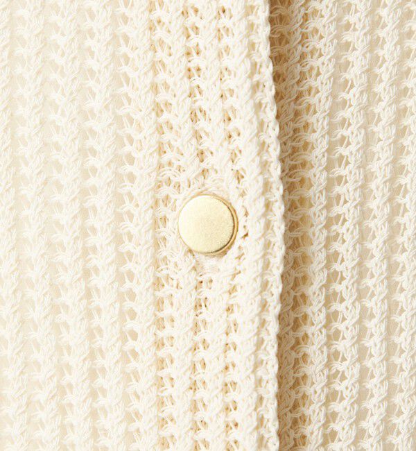 UNITED ARROWS green label relaxing「【結論シリーズ】デイリーメッシュカーデ ウォッシャブル」|カーディガン|