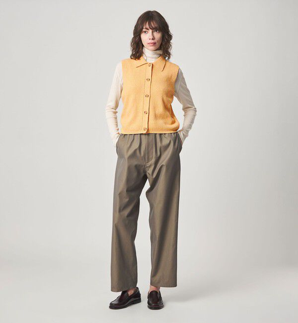 STEVEN ALAN「＜Steven Alan＞ブークレヤーン ポロカラー ニット ベスト」|ベスト・ジレ|