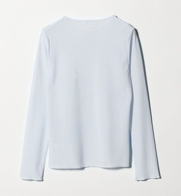 BEAUTY&YOUTH UNITED ARROWS「リングボタン チュール カーディガン ウォッシャブル 接触冷感」|カーディガン|