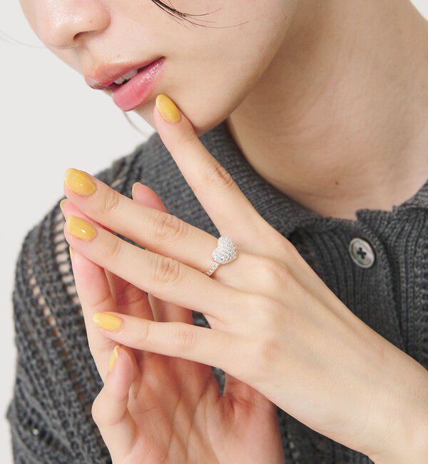 BEAUTY&YOUTH UNITED ARROWS「＜BAITS＞ジルコニア ハート リング」|リング|