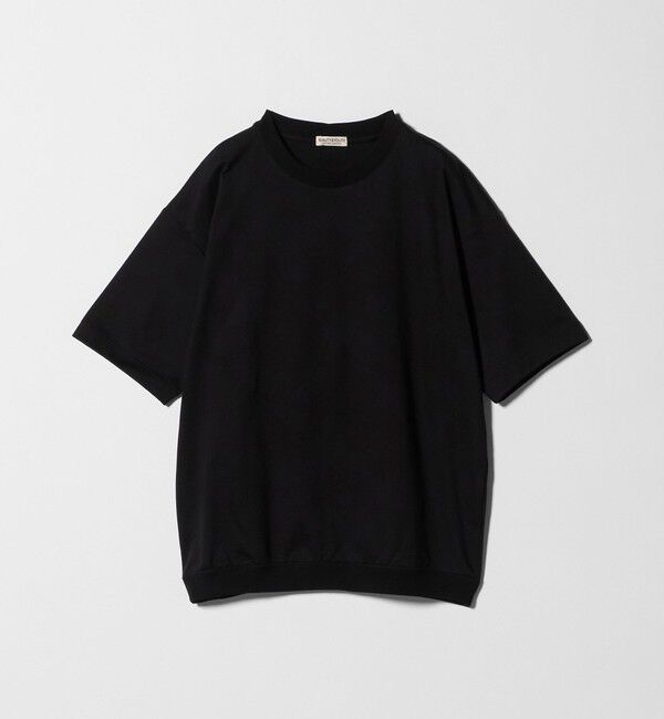 BEAUTY&YOUTH UNITED ARROWS「金政メリヤス メロー コットン スウェット Ｔシャツ MADE IN JAPAN」|Tシャツ・カットソー|BLACK