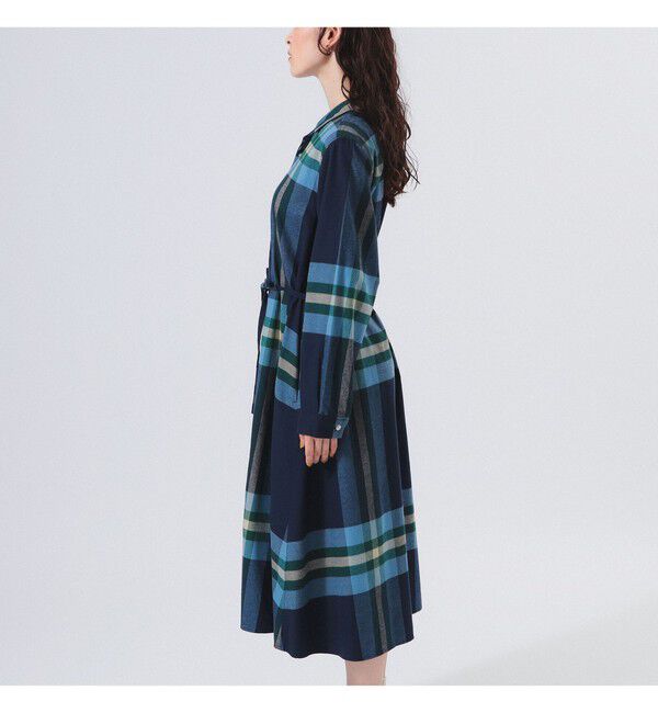 BEAMSBOY「ビッグ タータン ワンピース」|ワンピース|