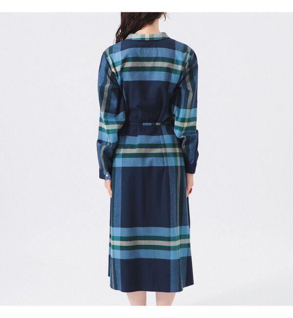 BEAMSBOY「ビッグ タータン ワンピース」|ワンピース|