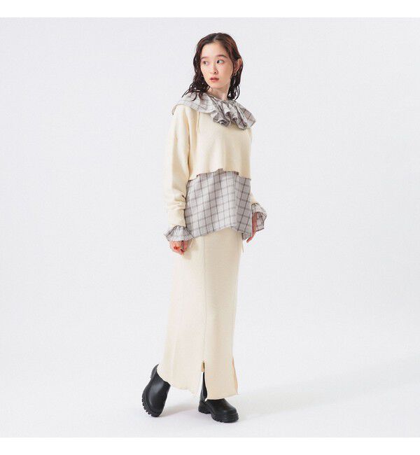 BEAMSBOY「ミリタリー ショート プルオーバー」|ニット・セーター|