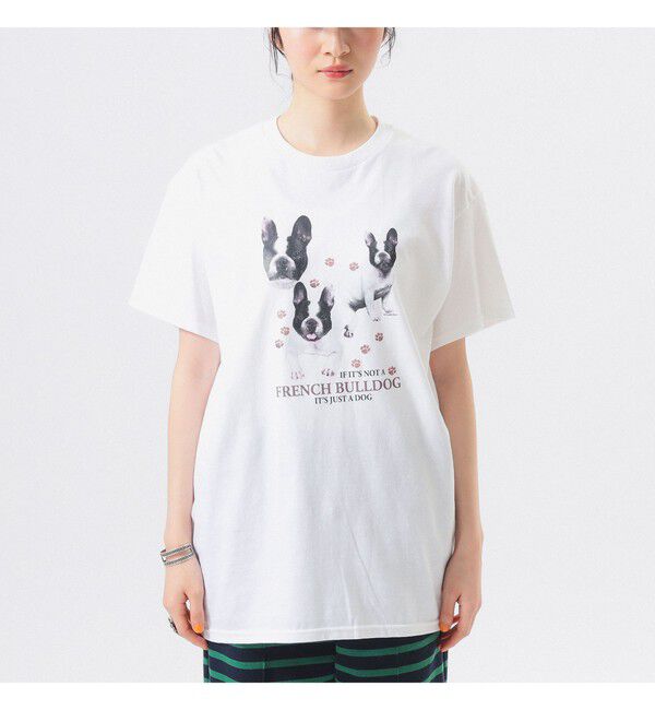 BEAMSBOY「【別注】CHED / DOG Tシャツ」|Tシャツ・カットソー|