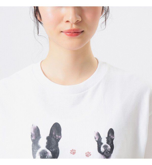 BEAMSBOY「【別注】CHED / DOG Tシャツ」|Tシャツ・カットソー|