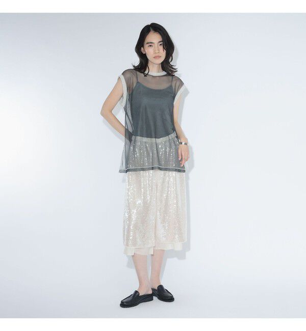 BEAMSBOY「maturely / スパンコール ハーフ パンツ」|その他|