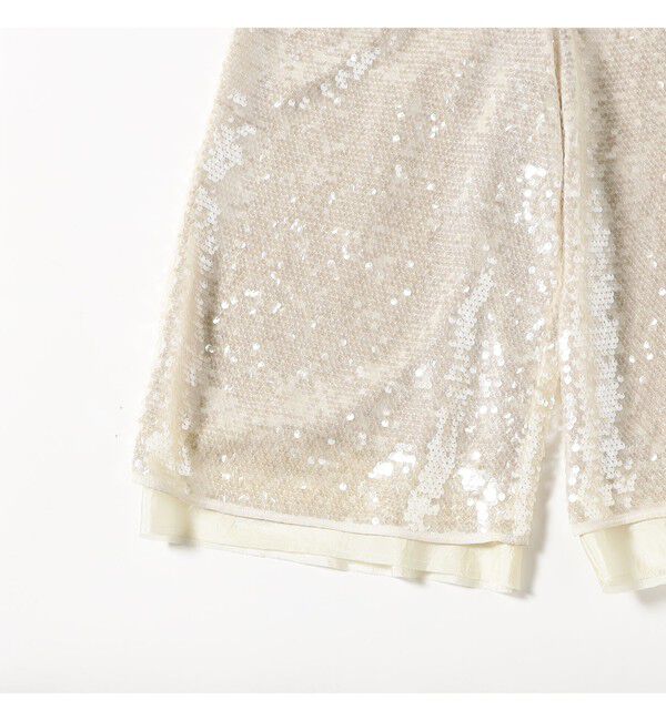 BEAMSBOY「maturely / スパンコール ハーフ パンツ」|その他|