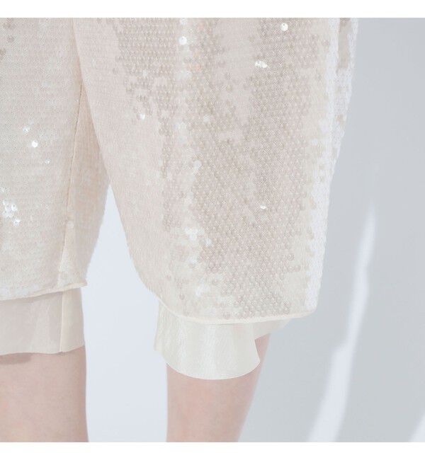 BEAMSBOY「maturely / スパンコール ハーフ パンツ」|その他|