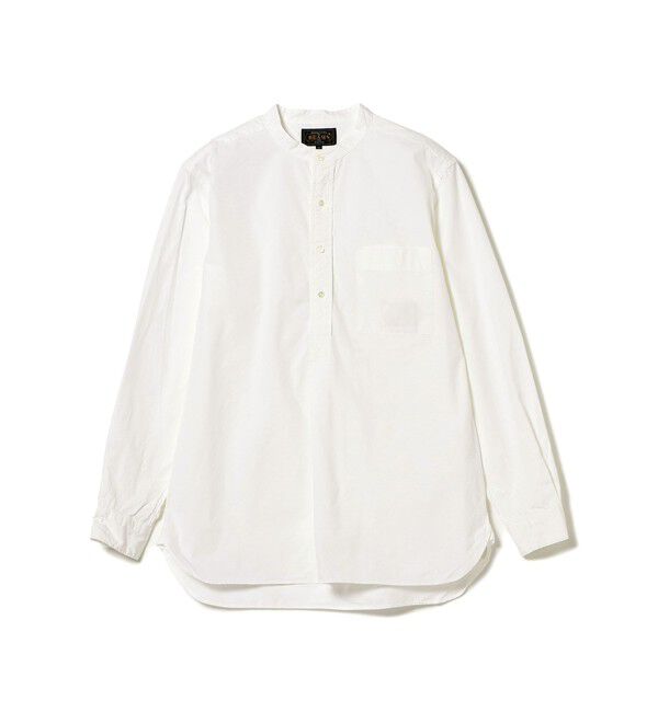 BEAMS PLUS「Band Collar Pullover 120/3 Broad」|シャツ・ブラウス|