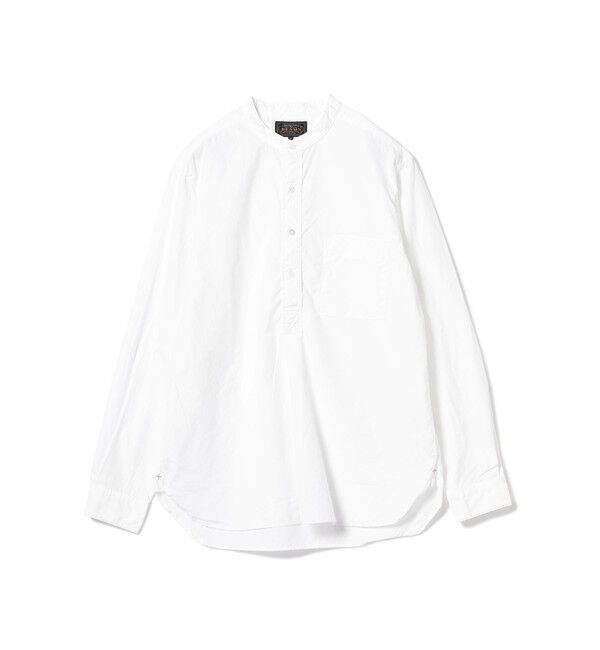 BEAMS PLUS「Band Collar Pullover 120/3 Broad」|シャツ・ブラウス|