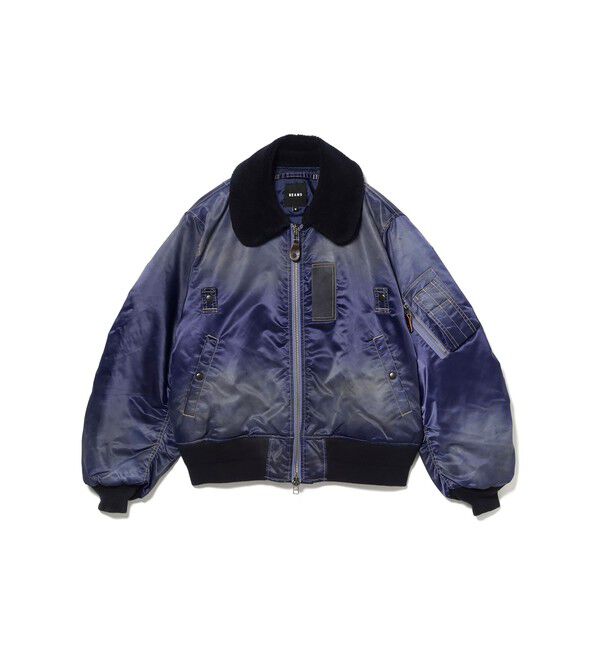 BEAMS「ワイドショートフィット B-15タイプ フライトジャケット」|ブルゾン・スタジャン|
