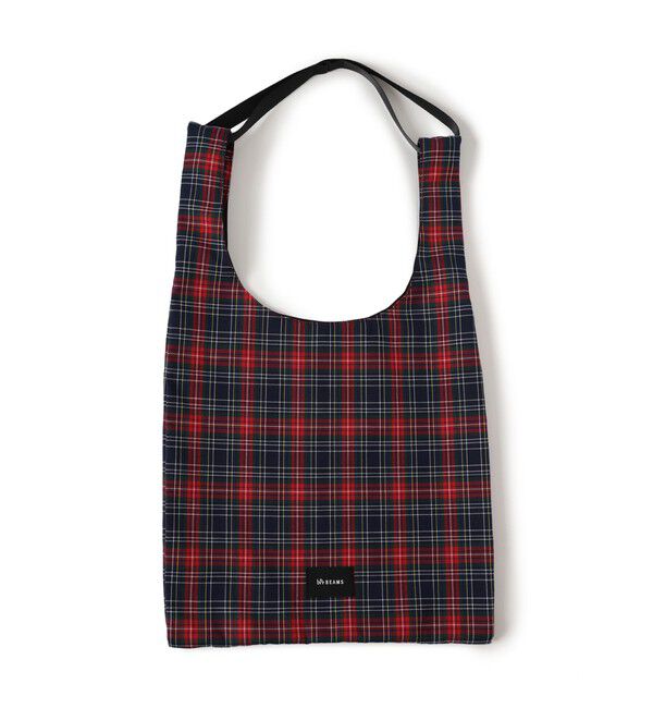 BEAMS「チェック ショッパー L」|ポーチ|