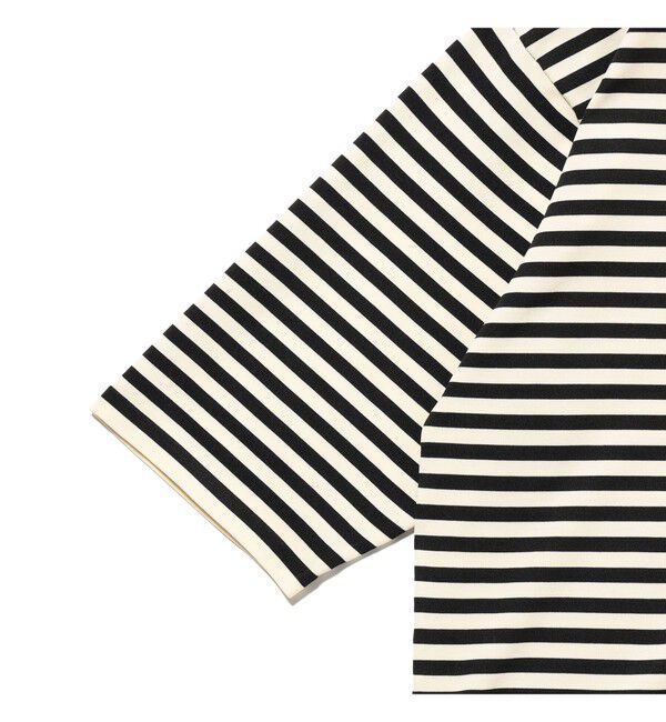 BEAMS「ショート ニット Tシャツ 【ワイドショートフィット】」|ニット・セーター|