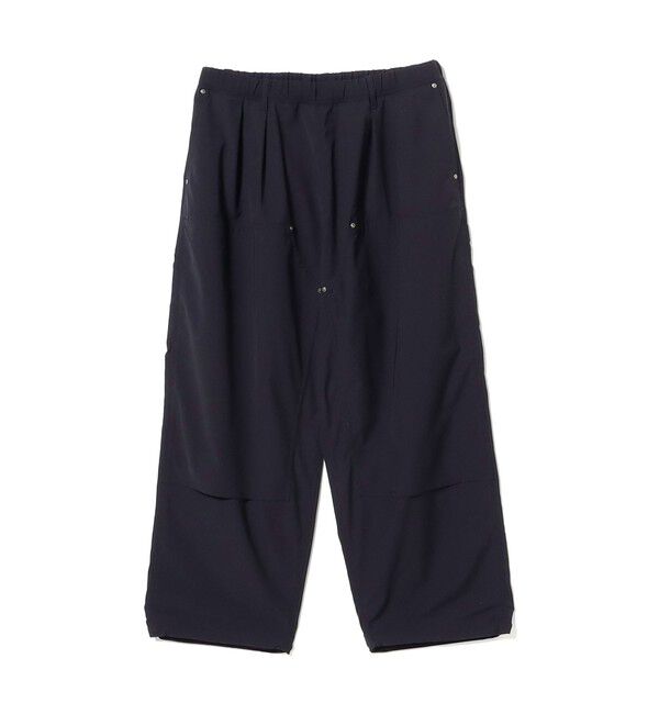 BEAMS「ワイド ダブルニー イージーパンツ」|チノ|
