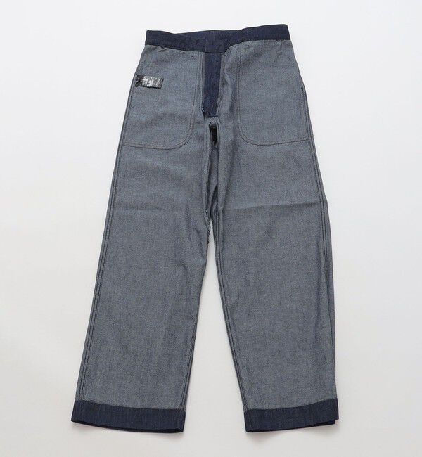 SHIPS「SHIPS STANDARD: デニム ワイド トラウザーズ」|デニム|