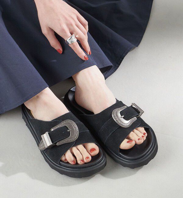 SHIPS for women「MOHI:BIG BACKLE SANDAL◇」|サンダル|