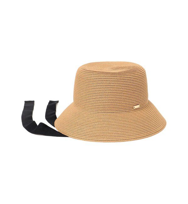 SHIPS for women「Rmeria:〈UVカット / 手洗い可能〉コットン リボン ペーパー ブレード ハット◇」|ハット|