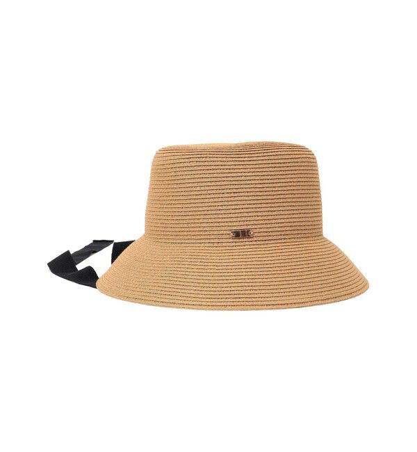 SHIPS for women「Rmeria:〈UVカット / 手洗い可能〉コットン リボン ペーパー ブレード ハット◇」|ハット|