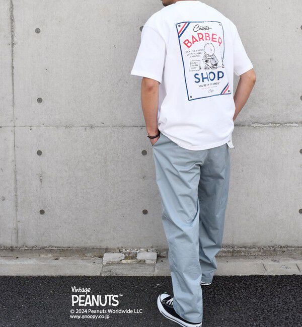 SHIPS any「SHIPS any: SNOOPY コラボ カルチャー グラフィック バック プリント Tシャツ◆」|Tシャツ・カットソー|